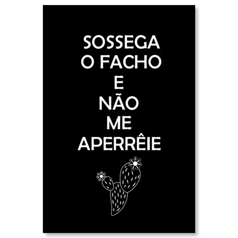 Placa Decorativa Cordel Facho 20X30Cm Arte Propria - ARTE PRÓPRIA