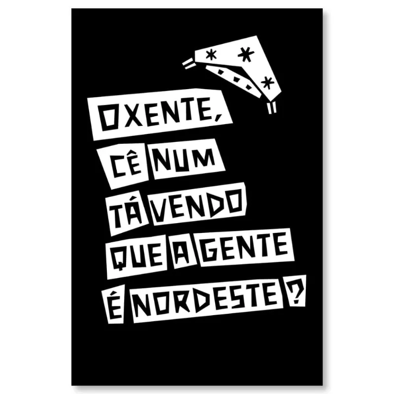 Placa Decorativa Cordel Nordeste 20X30Cm Arte Propria - ARTE PRÓPRIA