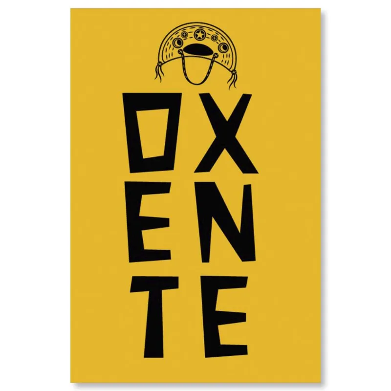 Placa Decorativa Cordel Oxente 20X30Cm Arte Propria