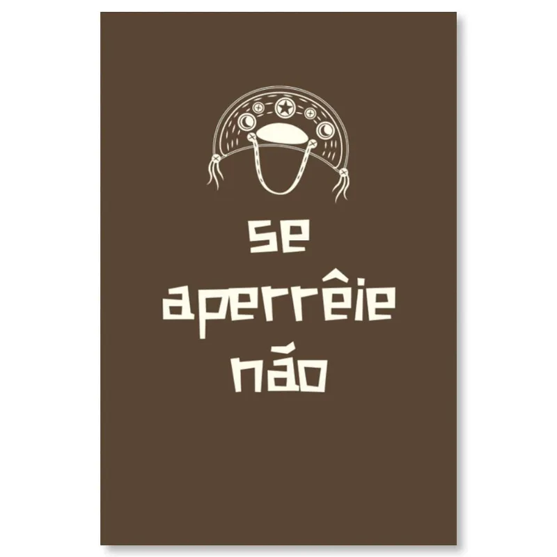 Placa Decorativa Cordel Aperreie 20X30Cm Arte Propria - ARTE PRÓPRIA