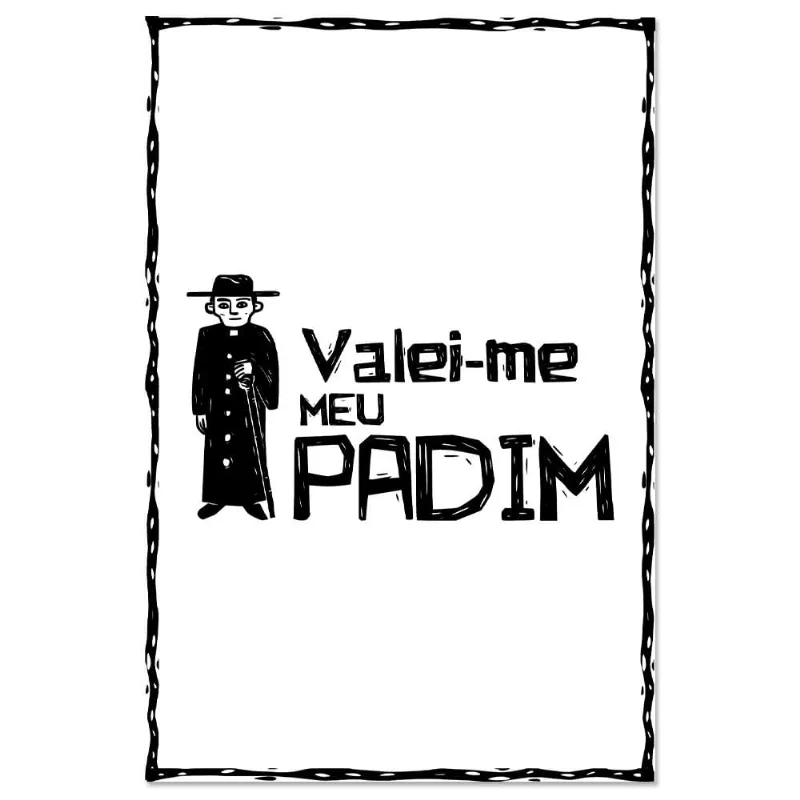 Placa Decorativa Cordel Padim 20X30Cm Arte Propria - ARTE PRÓPRIA