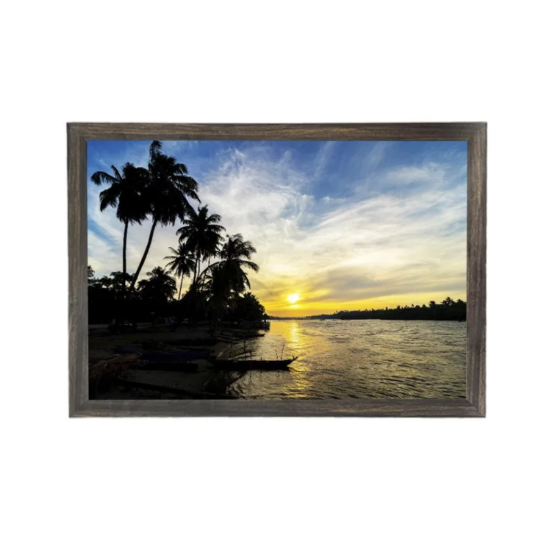 Quadro Com Vidro Lagoa Da Massagueira 60X90Cm Arte Propria - ARTE PRÓPRIA