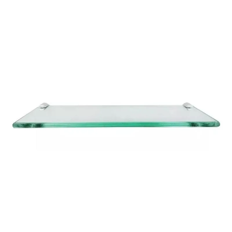 Prateleira para Fixar Vidro 8mm 30x15cm Reta Arte Própria Prateleira para Fixar Vidro Incolor 8mm 50x10cm Reta Arte Própria - ARTE PRÓPRIA