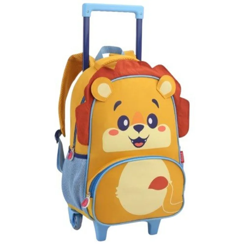 Mochila De Rodinhas Seanite Leão 40cm MR43180 (MP) - Seanite