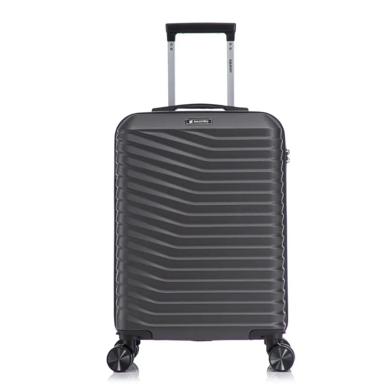 Mala Viagem Padrão Bordo 10kg Cadeado e Rodas Removíveis Algarve Chumbo