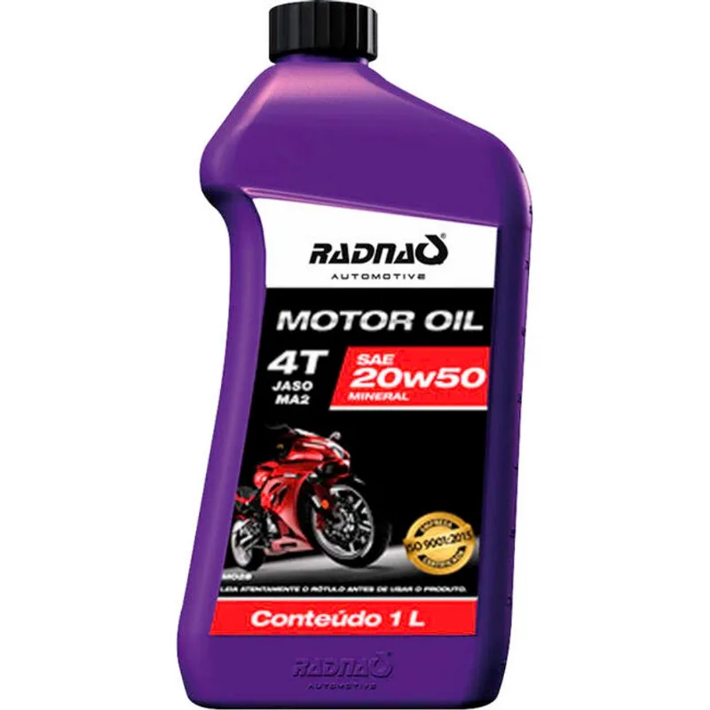 Óleo Lubrificante Radnaq Moto 4T SN 20W50 1L - RADNAQ