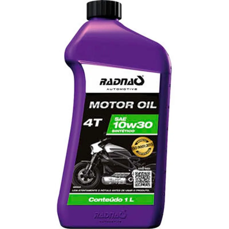 Óleo Lubrificante Radnaq Moto 4T SN 10W30 1L