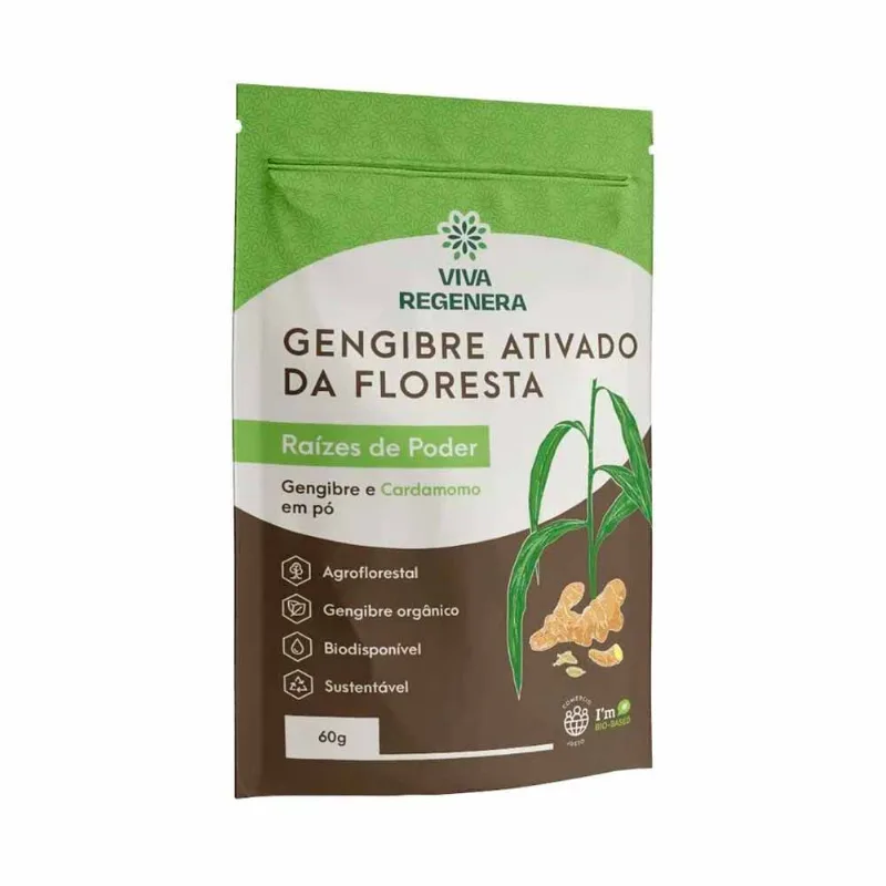 Gengibre Ativado da Floresta Viva Regenera 60g