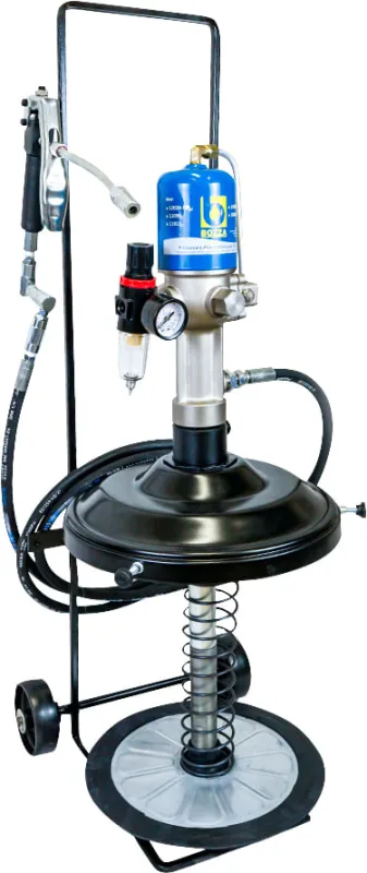 Propulsora pneumática para graxa com carrinho 11030-G5 BOZZA - BOZZA