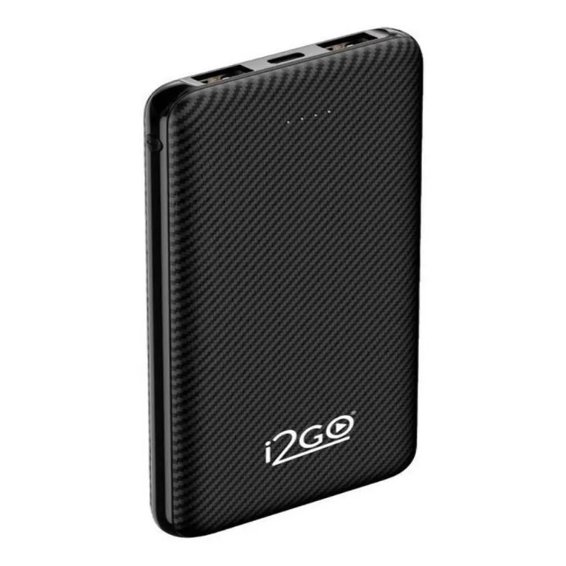 Power Bank I2go 10000mah 2 Saídas Usb Preto I2go Plus Series