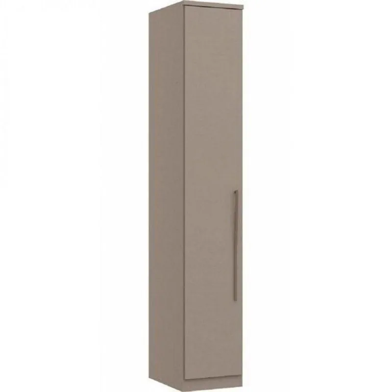 Módulo de Guarda Roupa 1 Porta Elegance Cinza/Níquel Níquel