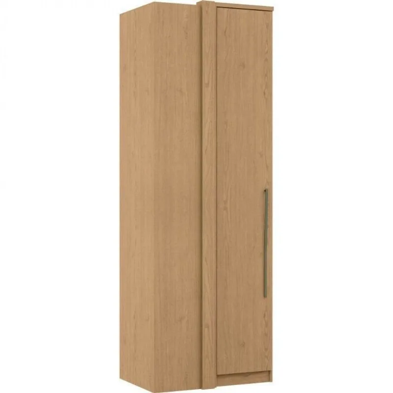 Guarda Roupa de Canto Reto 1 Porta Elegance Bege/Angelin Angelin