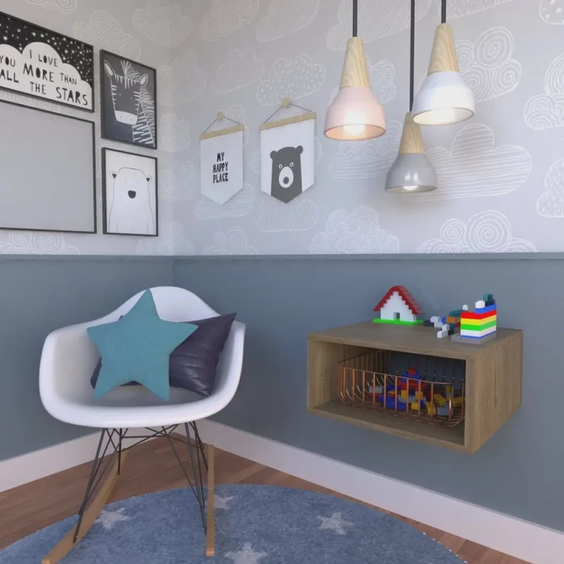 Nicho para Quarto Infantil 40cm mdp - Não Disponível - Móveis