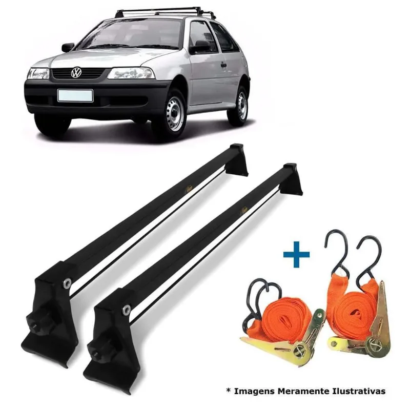 Rack De Teto Vhip Gol 2 Pts Bola G2 G3 G4 + 2 Cintas Catraca