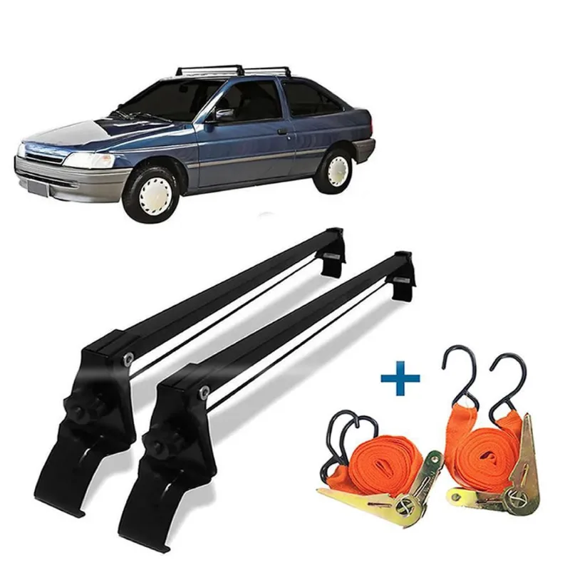 Rack Teto Ford Escort Sapão 2 Pts 92 à 96 + 2 Cintas Catraca