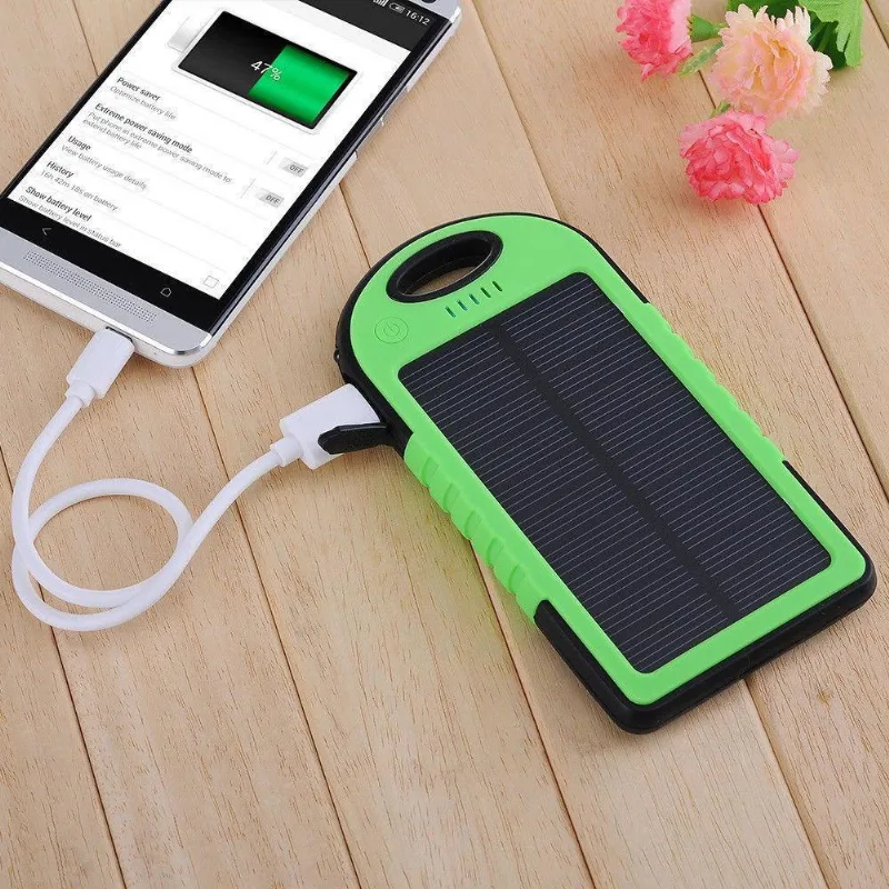 Carregador Portátil Energia Solar Power Bank New