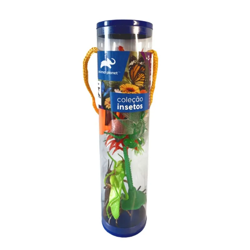 Mini Figuras de ação - Coleção Insetos Tubo - Animal Planet - Ebn
