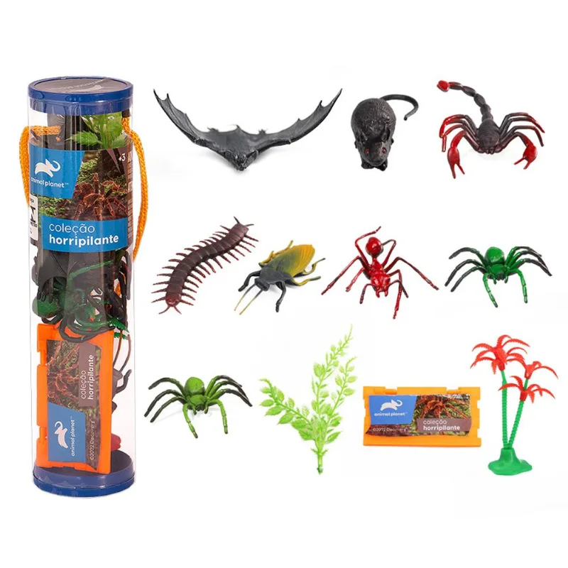 Mini Figuras - Coleção Horripilante Tubo - Animal Planet - Ebn