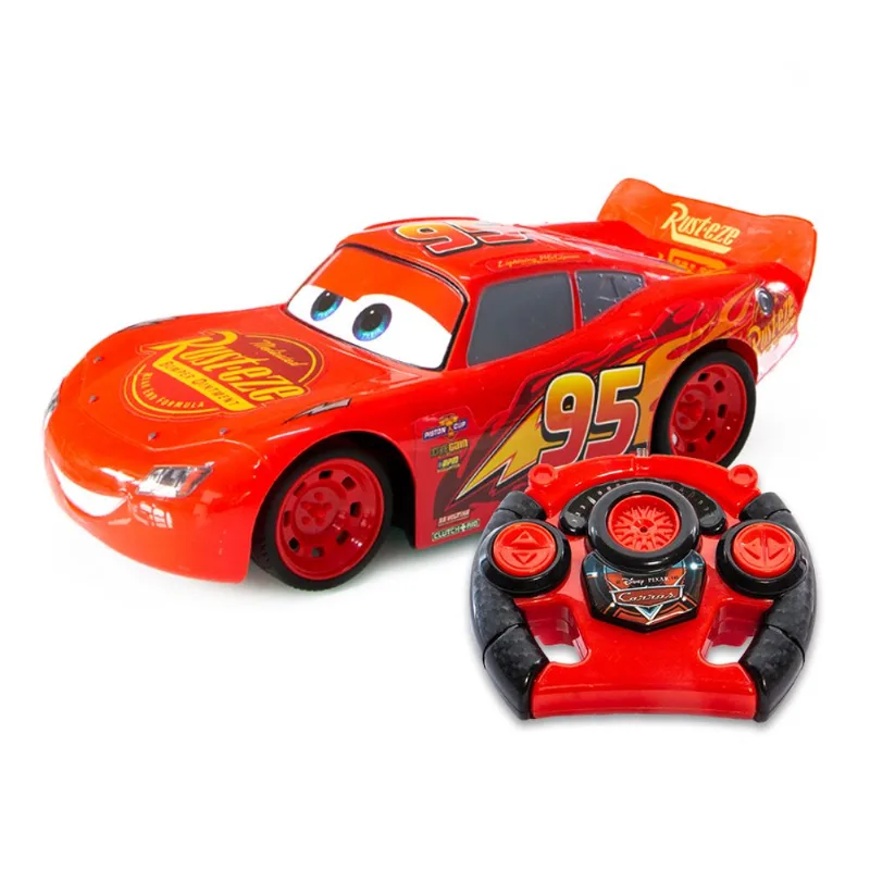 Carro de Controle Remoto - Disney Filme carros - Mcqueen - 7 funções - Vermelho