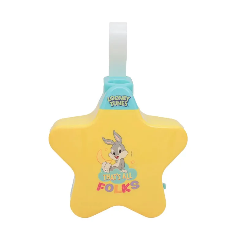 Projetor infantil musical brilha brilha estrelinha looney tunes baby + 1M ebn