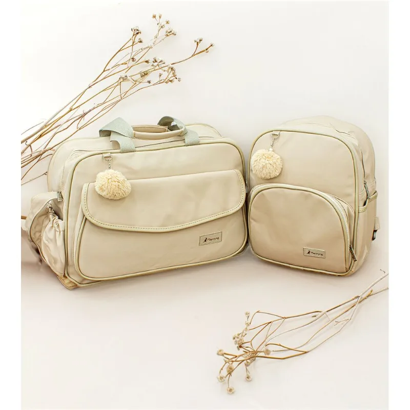 Kit Bolsa/Mochila com Trocador Amsterdam - Marfim Marfim