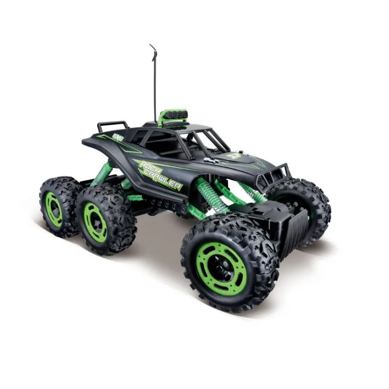 Carrinho de Controle Remoto - Rock Crawler 6X6 - Maisto - Preto