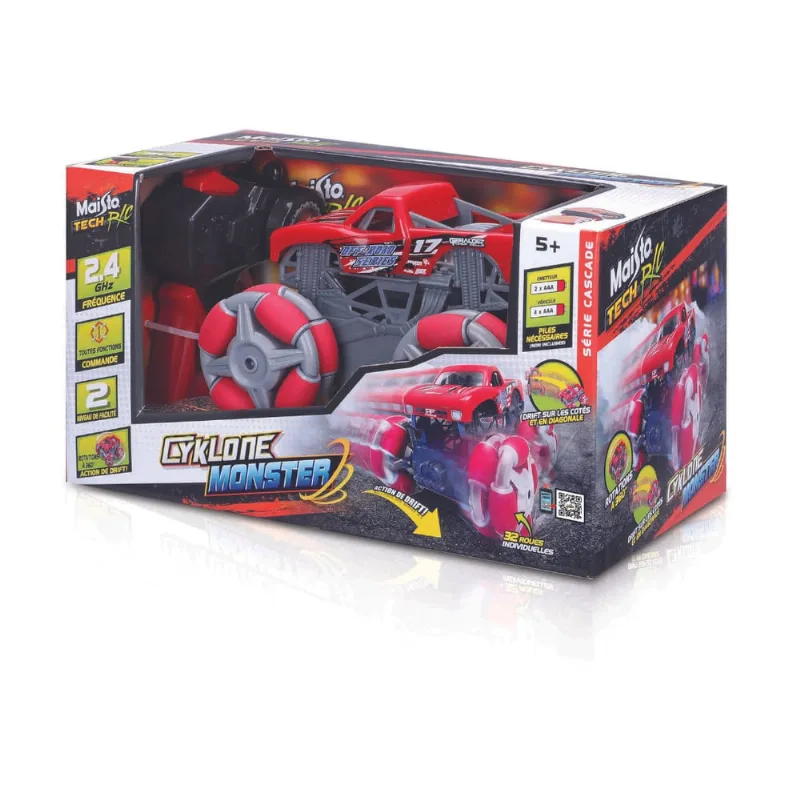 Carrinho de Controle Remoto - Cyklone Monster - Maisto