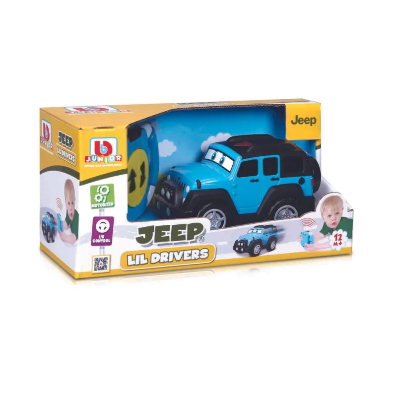 Carrinho de Controle Remoto - Jeep - Lil Drivers - Maisto - Azul - Maisto - Brinquedos