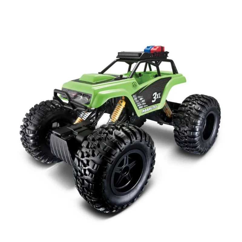 Carrinho de Controle Remoto - Tech RC - Rock Crawler Series - 3XL - Maisto - Verde