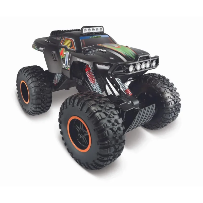 Carrinho de Controle Remoto - Tech RC - Off-Road Series - Rockzilla - Maisto - Preto