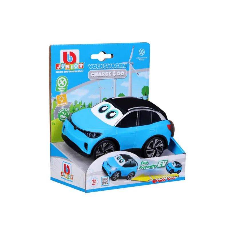 Carrinho com Luz - Bburago - VW Charge & Go - Maisto
