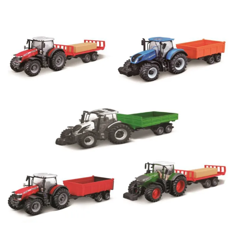 Carrinho - Mini Work Machines - Motor Tractor Trailer - Sortido - Maisto