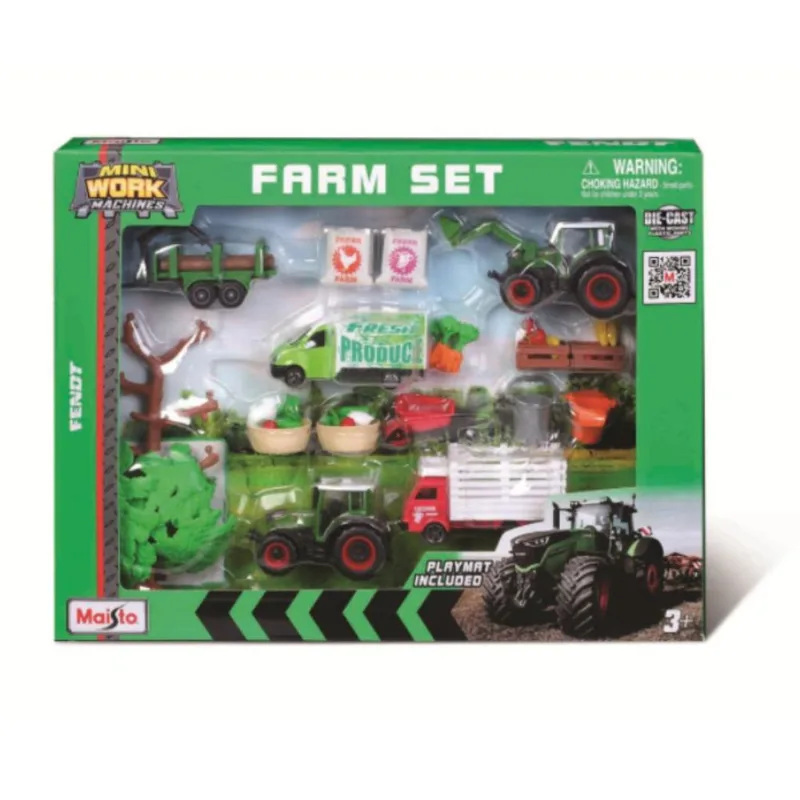 Playset - Fazenda - Mini Máquinas de Trabalho - Modelos Unitários Sortidos - Maisto
