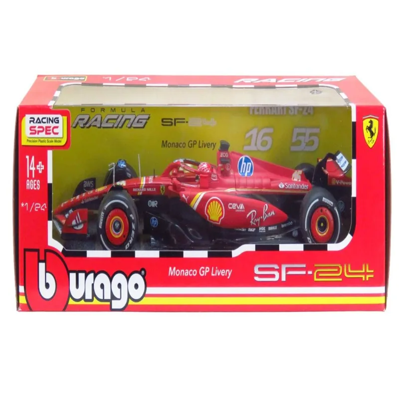 Ferrari F1 SF24 - Charles Leclerc #16 - Formula 1 2024 - Ferrari Racing - 1/24 - Bburago