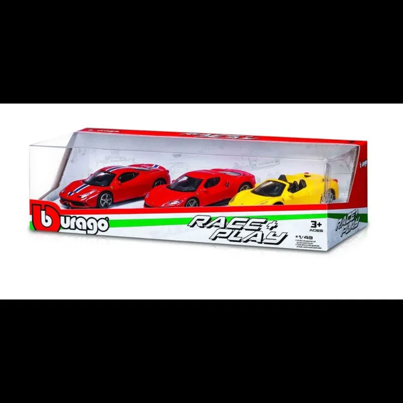 Carrinhos Miniatura - Pack Com 3 - Ferrari - Maisto