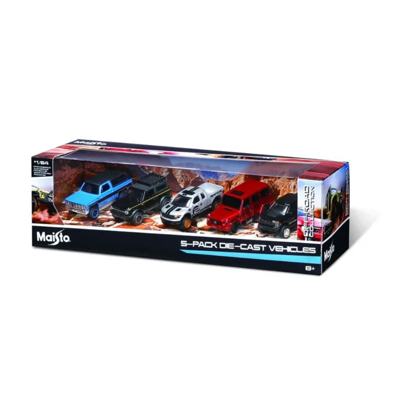 Pack - Com 5 Carrinhos - Miniatura - 1:64 - Maisto