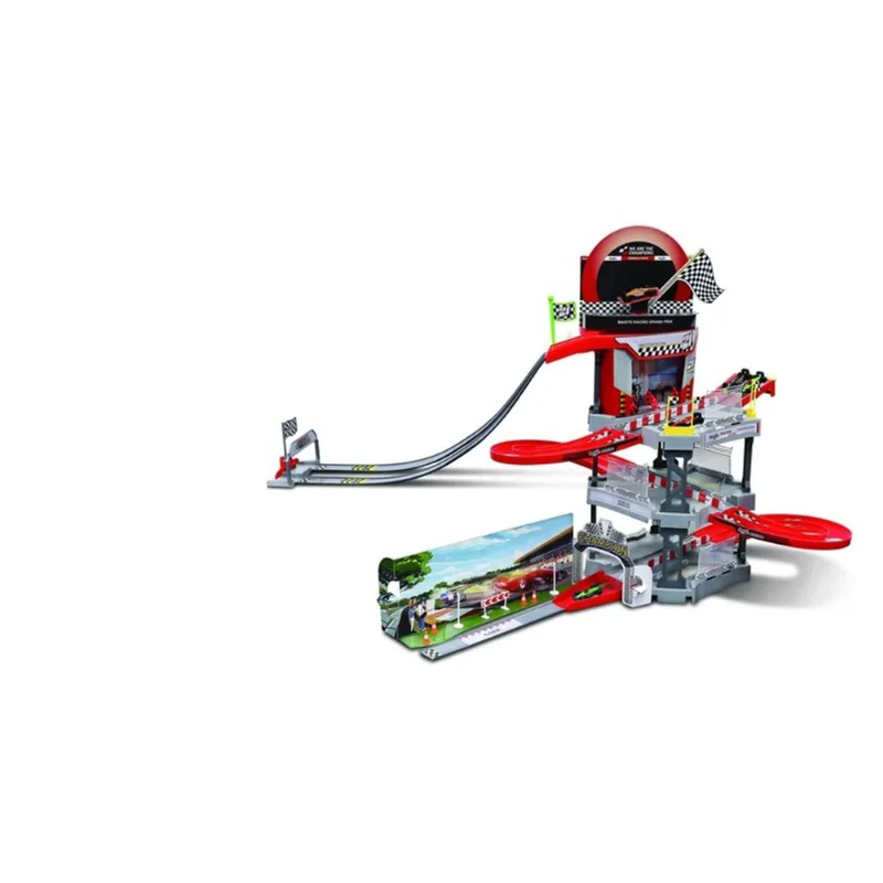 Pista Com 4 Veículos - Fresh Metal - Formula Racing - Maisto