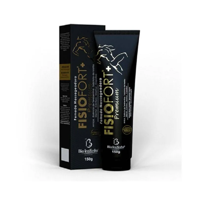 POMADA MASSAGEADORA FISIOFORT PREMIUM 150G BIO INSTINTO - Bio Instinto