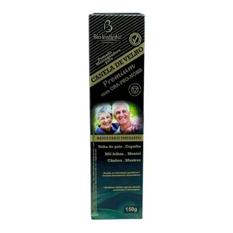 BIO INSTINTO POMADA CANELA DE VELHO PREMIUM 150G