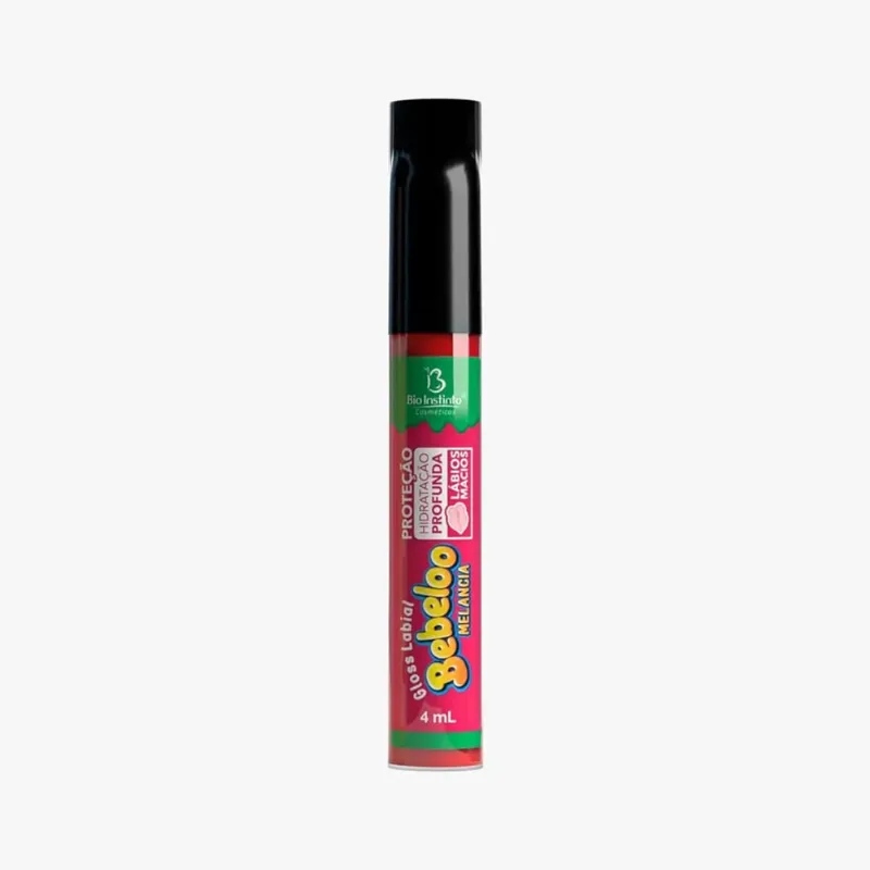 Gloss Labial Melancia Bebeloo Lábios Hidratados e Brilhosos Bio Instinto 4ml