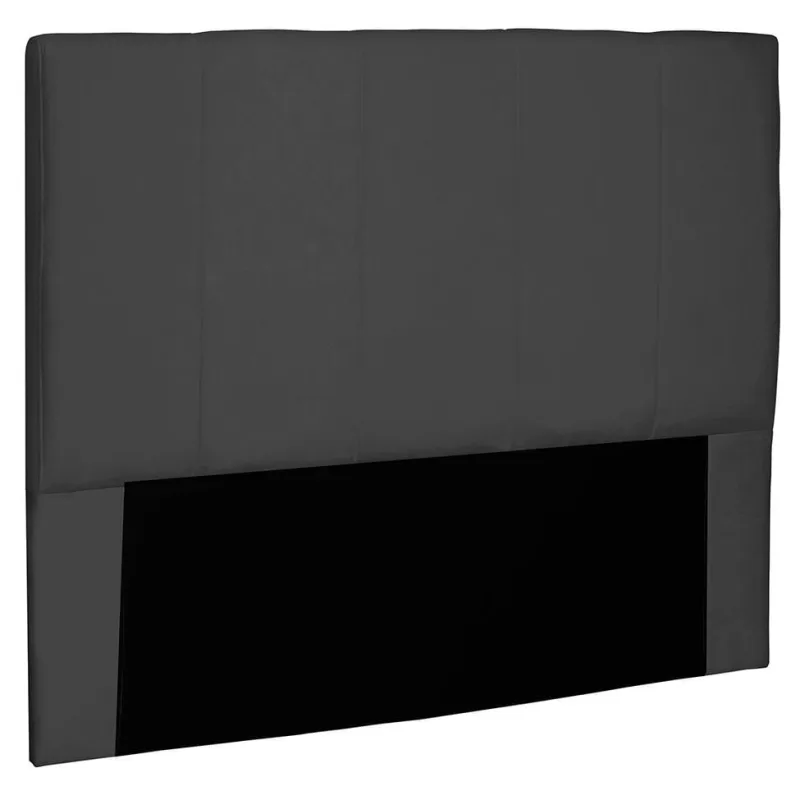 Cabeceira King Ravenna Estofada MDF Suede Preto - Não Disponível - Móveis