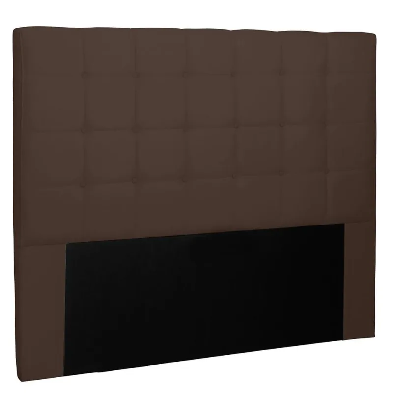Cabeceira King Verona Estofada Suede Café - Não Disponível
