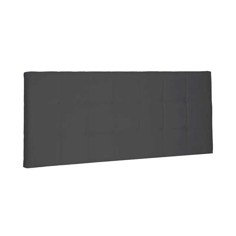 Cabeceira King Estofada Verona MDF Suede Cinza Escuro - Não Disponível