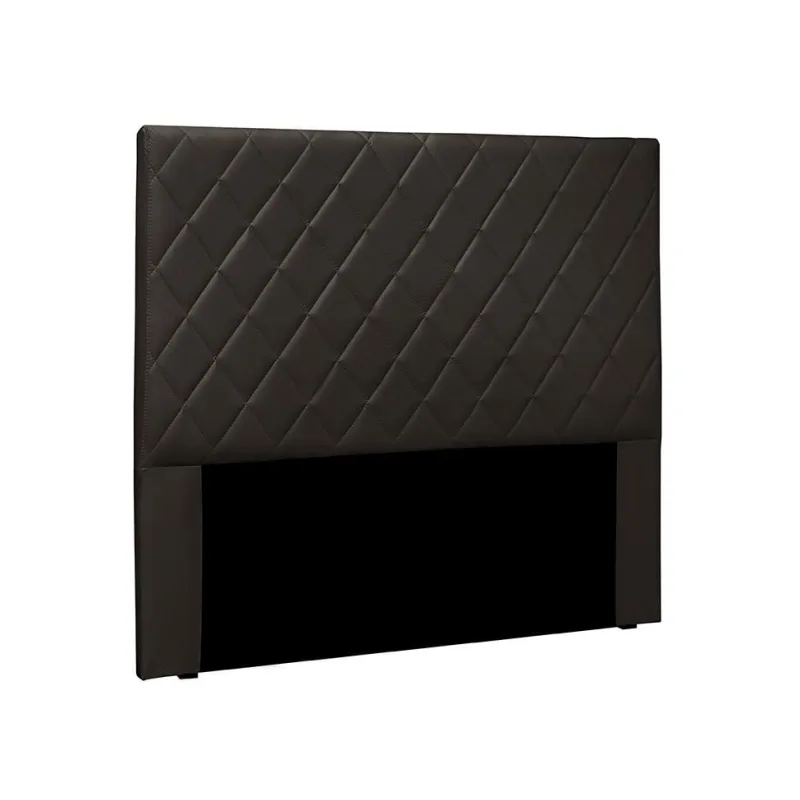 Cabeceira King Estofada Esmeralda MDF Poliuretano Café - Não Disponível