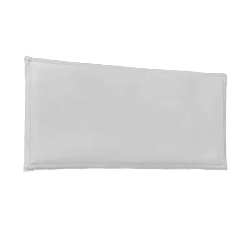 Cabeceira King Estofada Veneza Poliuretano Branco - Não Disponível