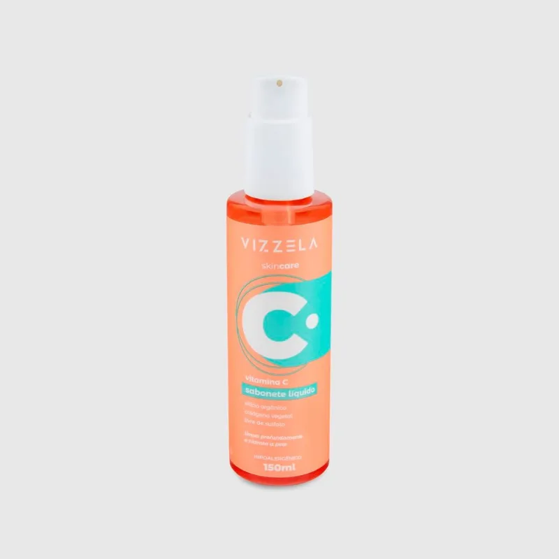 Sabonete Líquido Facial Vitamina C Vizzela 150ml - Vizzela