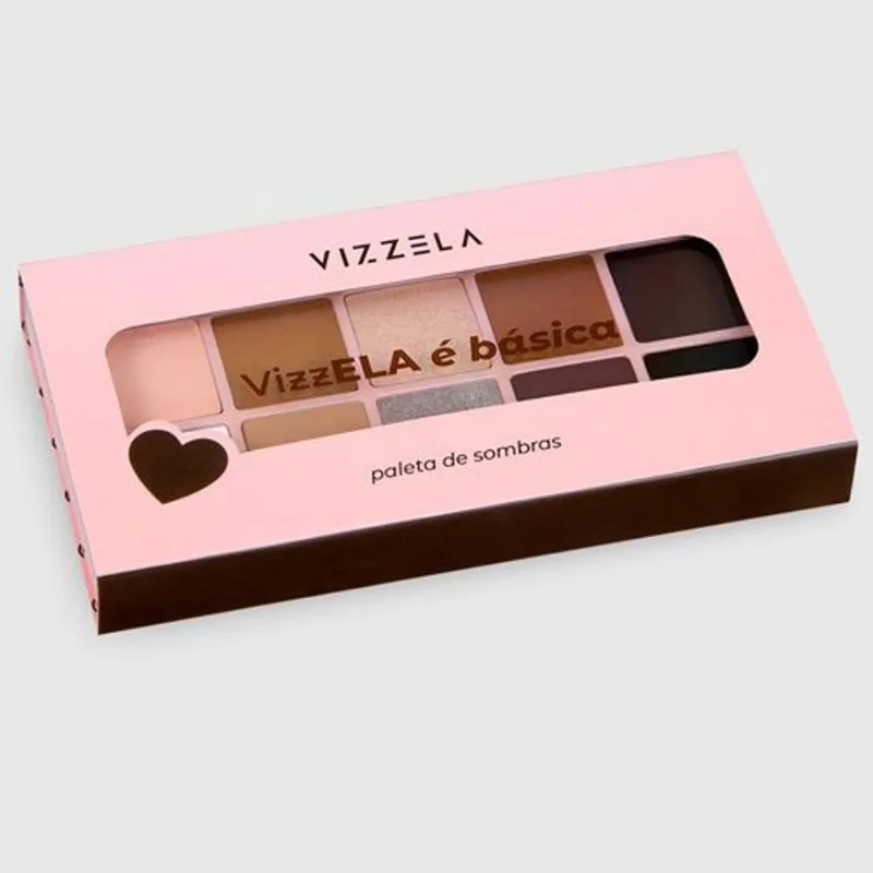 Paleta De Sombras Vizzela Ela É Básica - Vizzela