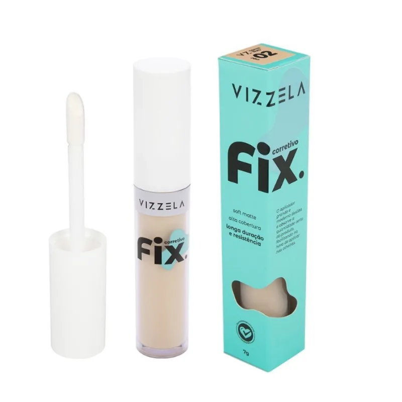 Corretivo Líquido Fix Vizzela Cor 2 - 7g - Vizzela