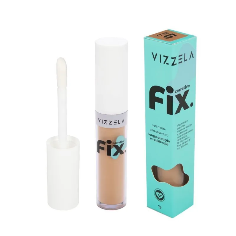 Corretivo Líquido Fix Vizzela Cor 7 - 7g - Vizzela