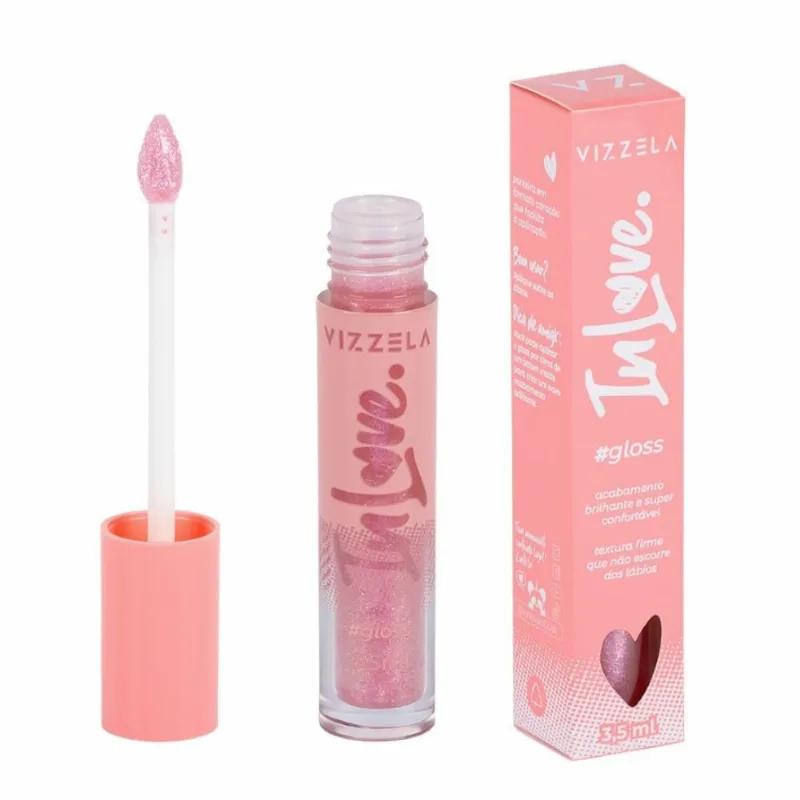 Gloss Labial Vizzela In Love Cor 7 Anjo 3,5g - Vizzela
